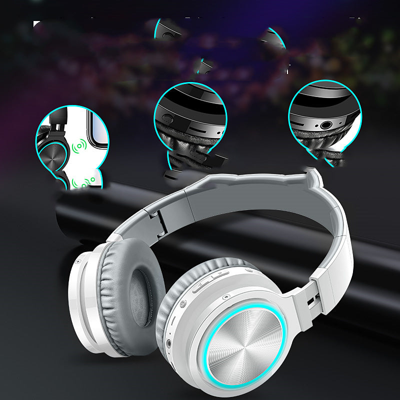 Headphones Bluetooth Wireless Wired With Microphone - Arovion