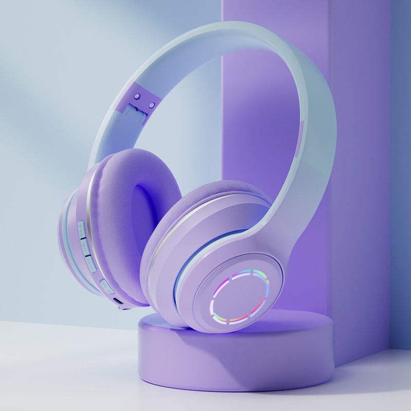 Gradient Bluetooth Headphones Foldable Wireless - Arovion